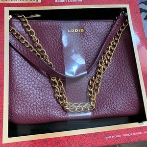 LODIS EMILY 5 IN 1 ITALIAN LEATHER BAG